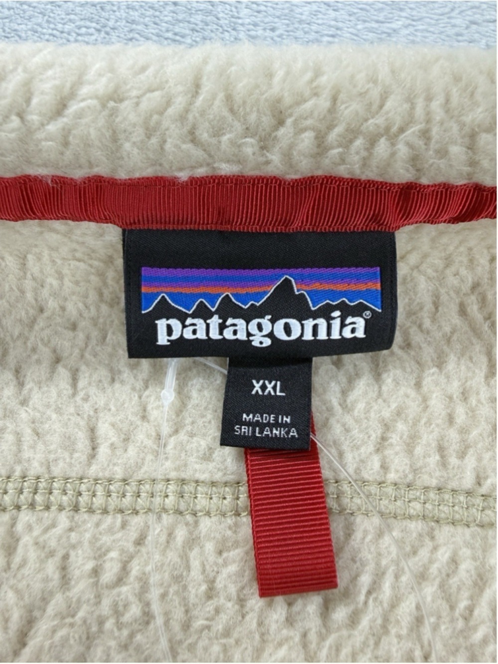 Patagonia Mens XXL Retro Pile Fleece Vest Pelican Smolder Blue - Picture 8 of 15